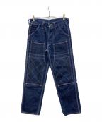 SAMURAI JEANSサムライジーンズ）の古着「ケブラーデニムダブルニーワークパンツ」｜インディゴ