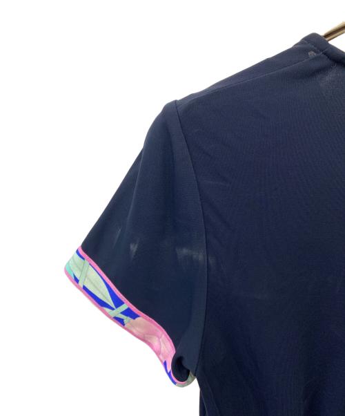 LEONARD PARIS（レオナール パリ）LEONARD PARIS (レオナール パリ) 総柄ワンピース ネイビー サイズ:36の古着・服飾アイテム