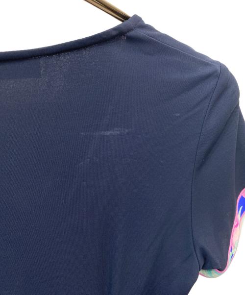 LEONARD PARIS（レオナール パリ）LEONARD PARIS (レオナール パリ) 総柄ワンピース ネイビー サイズ:36の古着・服飾アイテム