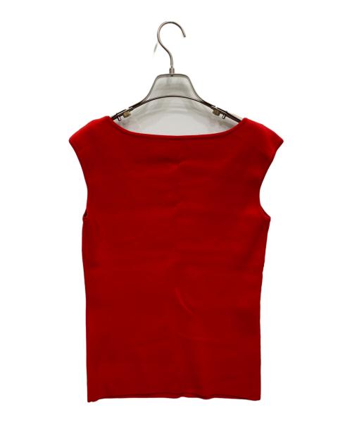 FOXEY（フォクシー）FOXEY (フォクシー) ノースリーブニット レッド サイズ:40の古着・服飾アイテム