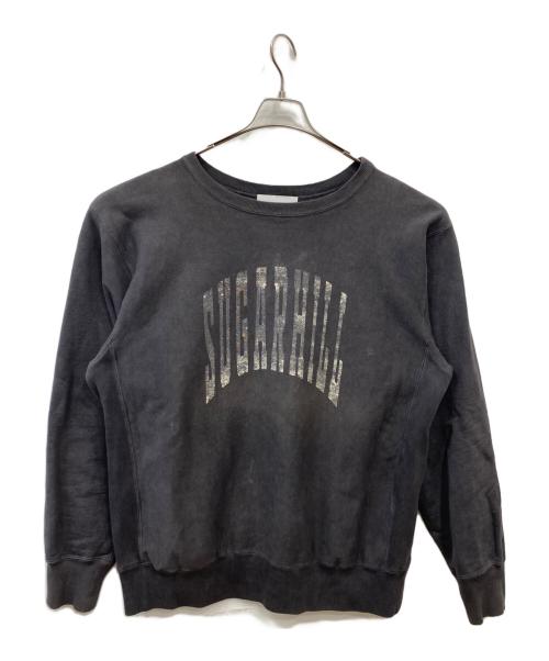 SUGARHILL（シュガーヒル）SUGARHILL (シュガーヒル) College Print Sweat Shirt/カレッジプリントスウェットシャツ ブラウン サイズ:3の古着・服飾アイテム