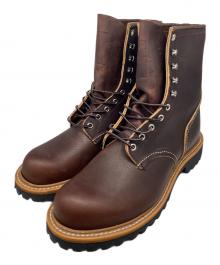 RED WING（レッドウィング）の古着「8-inch Logger (Non-Steel Toe)/8インチ ロガー (ノン・スティールトゥ)」｜ブラウン