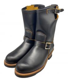 RED WING（レッドウィング）の古着「11-inch Engineer (Non-Steel Toe) "Stovepipe"/11インチ エンジニア (ノン・スティールトゥ) "ストーブパイプ"」｜ブラック