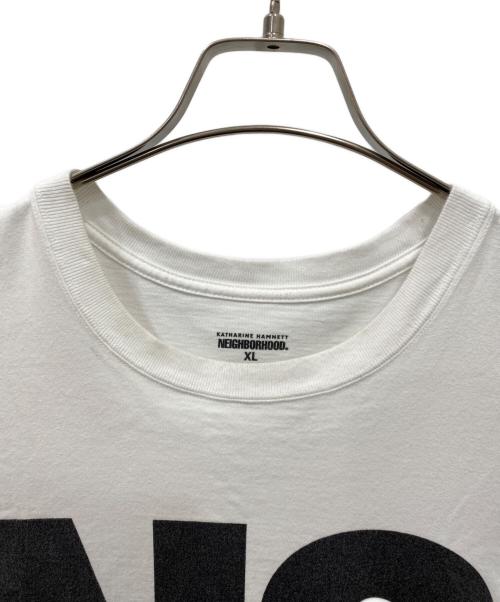 NEIGHBORHOOD（ネイバーフッド）NEIGHBORHOOD (ネイバーフッド) KATHARINE HAMNETT (キャサリンハムネット) プリントTシャツ ホワイト サイズ:XLの古着・服飾アイテム