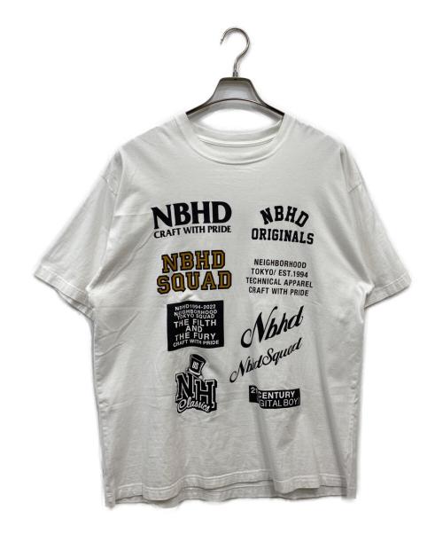 NEIGHBORHOOD（ネイバーフッド）NEIGHBORHOOD (ネイバーフッド) プリントTシャツ ホワイト サイズ:LLの古着・服飾アイテム