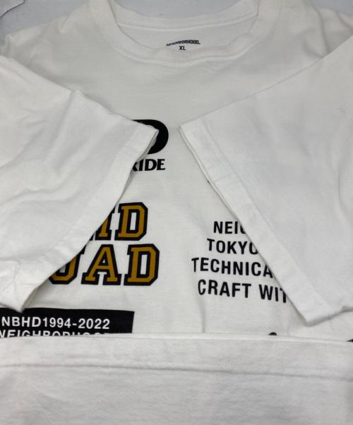 NEIGHBORHOOD（ネイバーフッド）NEIGHBORHOOD (ネイバーフッド) プリントTシャツ ホワイト サイズ:LLの古着・服飾アイテム