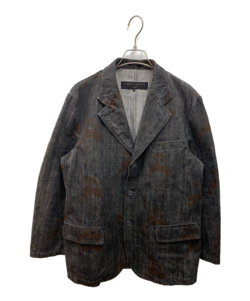 COMME des GARCONS HOMME（コムデギャルソン オム）COMME des GARCONS HOMME (コムデギャルソン オム) デニムテーラードジャケット ブラック サイズ:Sの古着・服飾アイテム