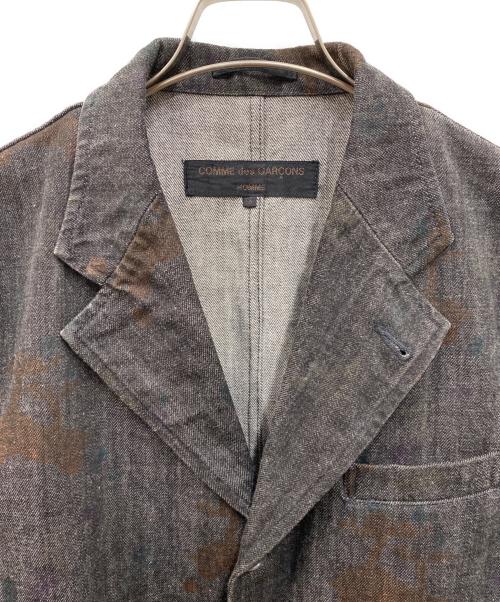COMME des GARCONS HOMME（コムデギャルソン オム）COMME des GARCONS HOMME (コムデギャルソン オム) デニムテーラードジャケット ブラック サイズ:Sの古着・服飾アイテム