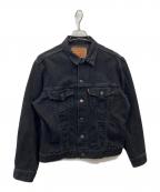 LEVI'Sリーバイス）の古着「80’s ブラックデニム トラッカージャケット」｜ブラック