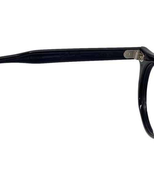julius tart optical（ジュリアス タート オプティカル）JULIUS TART OPTICAL (ジュリアス タート オプティカル) 伊達眼鏡 ブラックの古着・服飾アイテム