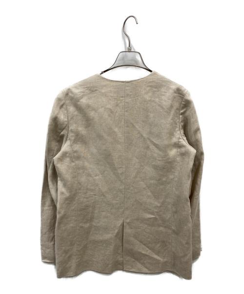 UNITED ARROWS（ユナイテッドアローズ）UNITED ARROWS (ユナイテッドアローズ) リネンジャケット ベージュ サイズ:Sの古着・服飾アイテム