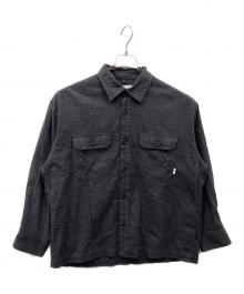 WTAPS（ダブルタップス）の古着「チェックネルシャツ」｜グレー