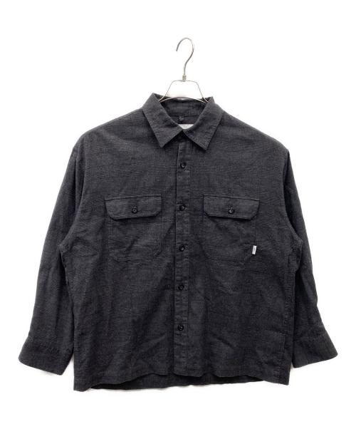 WTAPS（ダブルタップス）WTAPS (ダブルタップス) チェックネルシャツ グレー サイズ:Mの古着・服飾アイテム