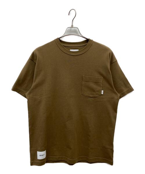 WTAPS（ダブルタップス）WTAPS (ダブルタップス) Tシャツ カーキ サイズ:Mの古着・服飾アイテム