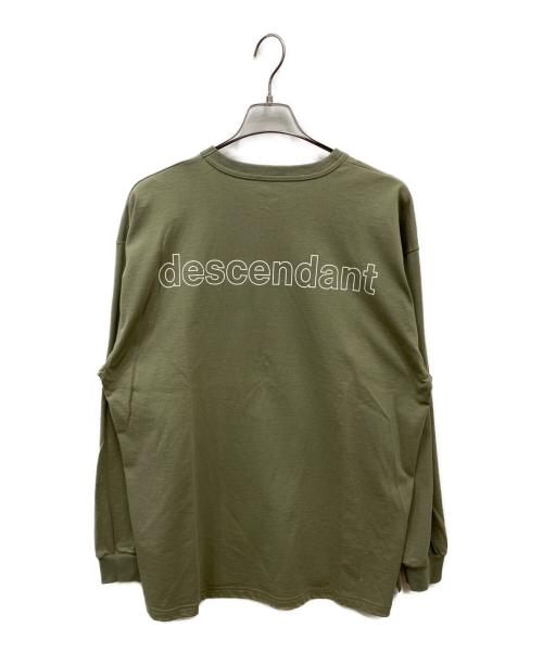 DESCENDANT（ディセンダント）DESCENDANT (ディセンダント) ロングスリーブカットソー カーキ サイズ:Mの古着・服飾アイテム