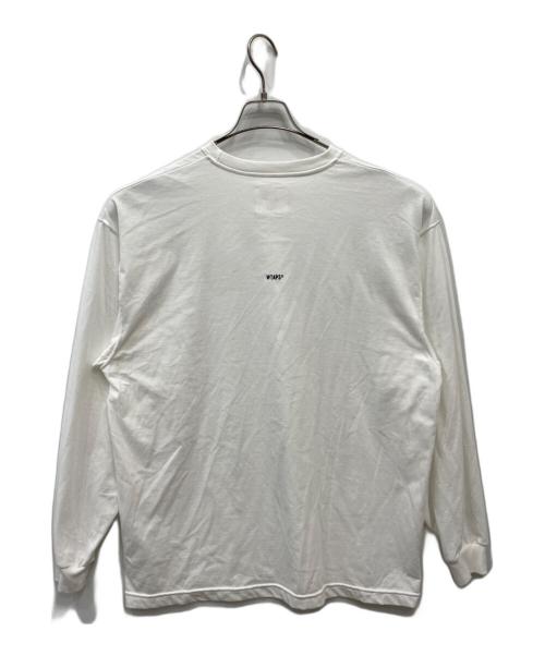 WTAPS（ダブルタップス）WTAPS (ダブルタップス) ロングスリーブカットソー ホワイト サイズ:Mの古着・服飾アイテム
