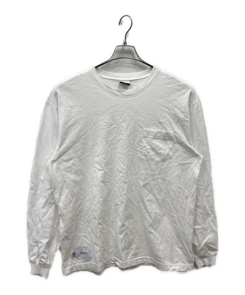 WTAPS（ダブルタップス）WTAPS (ダブルタップス) ロングスリーブカットソー ホワイト サイズ:Mの古着・服飾アイテム