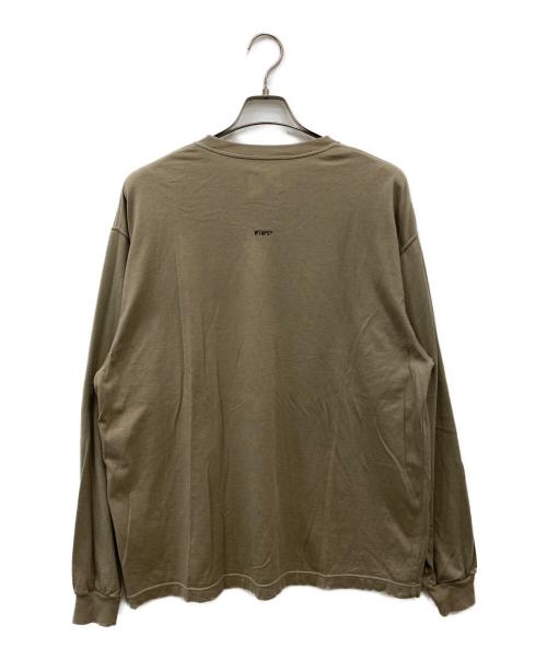 WTAPS（ダブルタップス）WTAPS (ダブルタップス) ロングスリーブカットソー カーキ サイズ:Mの古着・服飾アイテム