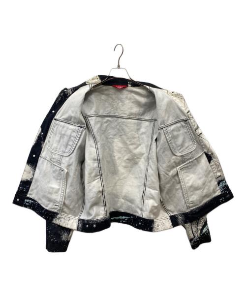 SUPREME（シュプリーム）Supreme (シュプリーム) My Bloody Valentine (マイ ブラッディ ヴァレンタイン) 20SS Trucker Jacket ホワイト×ブラック サイズ:Lの古着・服飾アイテム