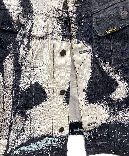 SUPREME（シュプリーム）Supreme (シュプリーム) My Bloody Valentine (マイ ブラッディ ヴァレンタイン) 20SS Trucker Jacket ホワイト×ブラック サイズ:Lの古着・服飾アイテム