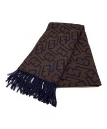FENDI（フェンディ）の古着「ズッカ柄マフラー」｜ブラウン