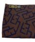 中古・古着 FENDI (フェンディ) ズッカ柄マフラー ブラウン：8000円