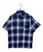 CalTopキャルトップ）の古着「オンブレ半袖シャツ」｜ブルー