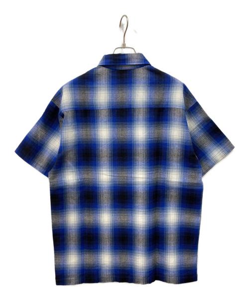 CalTop（キャルトップ）CalTop (キャルトップ) オンブレ半袖シャツ ブルー サイズ:Sの古着・服飾アイテム