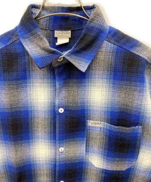 CalTop（キャルトップ）CalTop (キャルトップ) オンブレ半袖シャツ ブルー サイズ:Sの古着・服飾アイテム