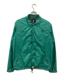 A BATHING APE（アベイシングエイプ）の古着「IRE WALKERS COACH JACKET/コーチジャケット」｜グリーン