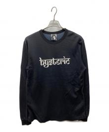 Hysteric Glamour（ヒステリックグラマー）の古着「プリントロゴカットソー」｜ブラック