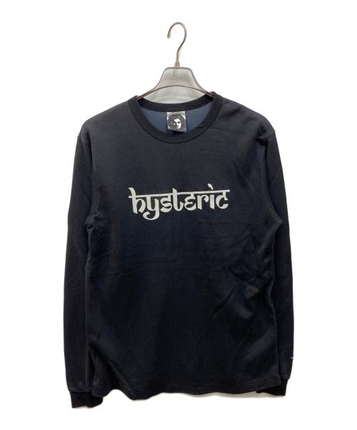 Hysteric Glamour（ヒステリックグラマー）Hysteric Glamour (ヒステリックグラマー) プリントロゴカットソー ブラック サイズ:Mの古着・服飾アイテム