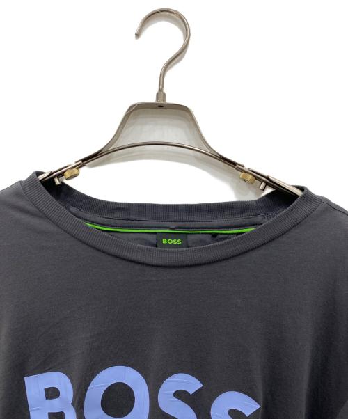 BOSS（ボス）BOSS (ボス) プリントTシャツ グレー サイズ:XLの古着・服飾アイテム