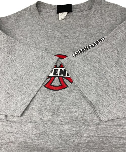 NHS（エヌエイチエス）NHS (エヌエイチエス) 00’sプリントTシャツ グレー サイズ:Lの古着・服飾アイテム
