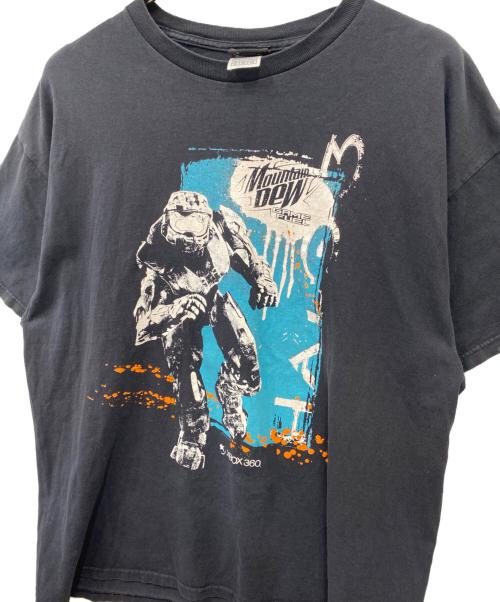 XBOX360（エックスボックス360）XBOX360 (エックスボックス360) プリントTシャツ ブラック サイズ:XLの古着・服飾アイテム