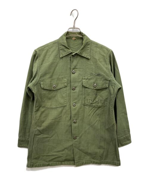 US ARMY（ユーエスアーミー）US ARMY (ユーエスアーミー) 60’sユーティリティシャツ カーキ サイズ:31の古着・服飾アイテム