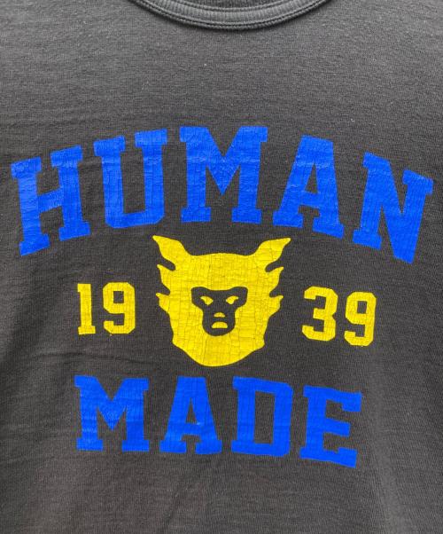 HUMAN MADE（ヒューマンメイド）HUMAN MADE (ヒューマンメイド) Face Logo T-shirt ブラック サイズ:Mの古着・服飾アイテム