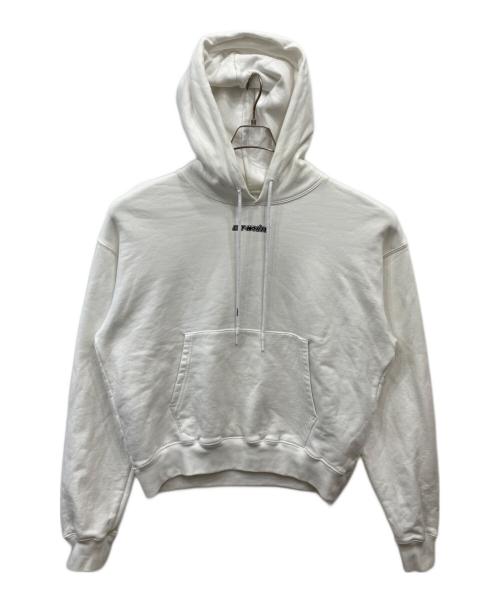 OFFWHITE（オフホワイト）OFFWHITE (オフホワイト) MARKER OVER HOODIE ホワイト サイズ:Mの古着・服飾アイテム