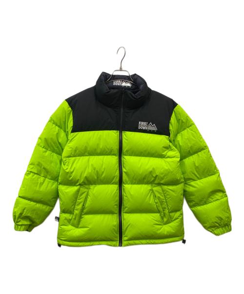 FIRST DOWN（ファーストダウン）FIRST DOWN (ファーストダウン) HUF (ハフ) USA REVERSIBLE JACKET ブラック サイズ:Sの古着・服飾アイテム