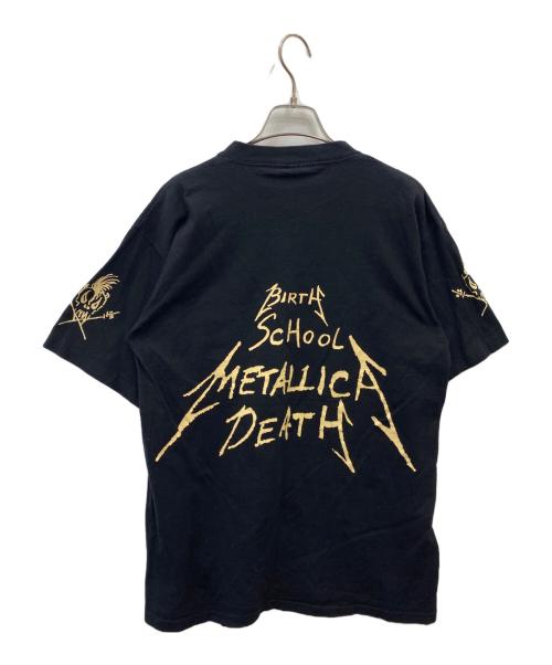 METALLICA（メタリカ）Metallica (メタリカ) Birth School Metallica DeathプリントTシャツ ブラック サイズ:Lの古着・服飾アイテム