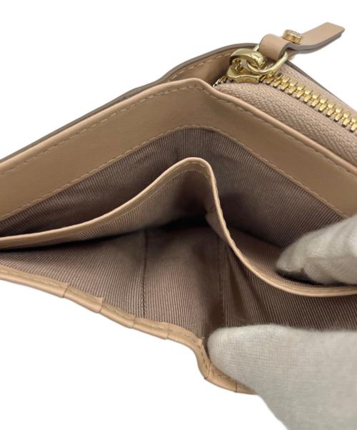 GIANNI CHIARINI（ジャンニ キアリーニ）GIANNI CHIARINI (ジャンニ キアリーニ) コンパクトウォレット ベージュの古着・服飾アイテム