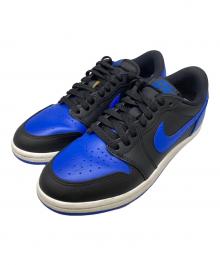 NIKE（ナイキ）の古着「Air Jordan 1 Low '85 "Black and Royal Blue"ローカットスニーカー」｜ブラック×ブルー