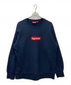 SUPREMEシュプリーム）の古着「Box Logo Crewneck」｜ネイビー
