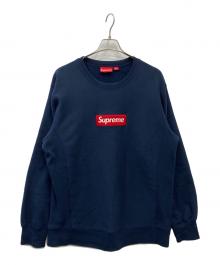 SUPREME（シュプリーム）の古着「Box Logo Crewneck」｜ネイビー