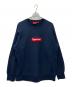 Supreme（シュプリーム）の古着「Box Logo Crewneck」｜ネイビー