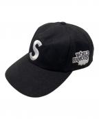 SUPREMEシュプリーム）の古着「26SS World Famous S Logo 6-Panel」｜ブラック