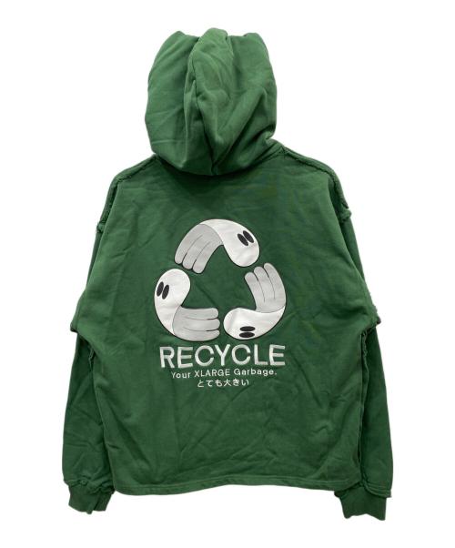 X-LARGE（エクストララージ）X-LARGE (エクストララージ) パーカー グリーン サイズ:Lの古着・服飾アイテム