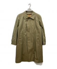 Burberry's（バーバリーズ）の古着「裏ノバチェックライナー付きステンカラーコート」｜オリーブ