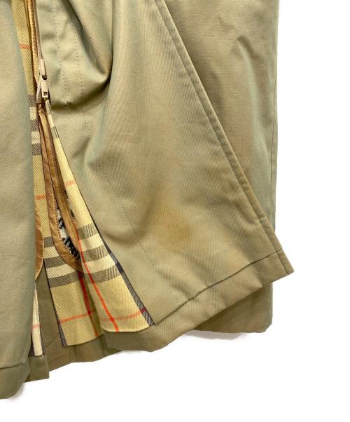 Burberry's（バーバリーズ）Burberry's (バーバリーズ) 裏ノバチェックライナー付きステンカラーコート オリーブ サイズ:不明の古着・服飾アイテム