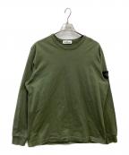 STONE ISLANDストーンアイランド）の古着「GAUZED COTTON JERSEY」｜カーキ